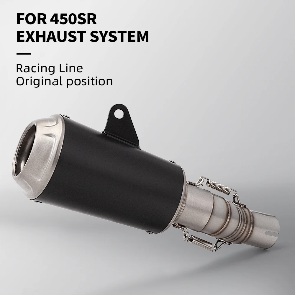 For CFMOTO 450SR Modified Stainless Steel Slip On Pipe Mid Link Motorcycle Exhaust Systems 51mm Pipe
For CFMOTO 450SR Modified Stainless Steel Slip On Pipe Mid Link Motorcycle Exhaust Systems 51mm Pipe