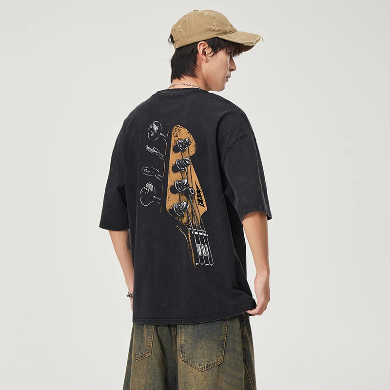 Summer New trendy brand niche print design pure cotton short sleeved youth simple loose breathable casual T-shirt for men
Summer New trendy brand niche print design pure cotton short sleeved youth simple loose breathable casual T-shirt for men