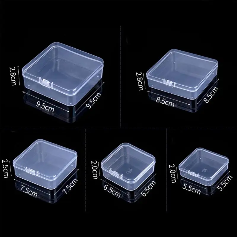 Square Plastic Transparent Storage Box Small Items Sundries Organizer Case Jewelry Beads Container Box Tools Accessories
Square Plastic Transparent Storage Box Small Items Sundries Organizer Case Jewelry Beads Container Box Tools Accessories