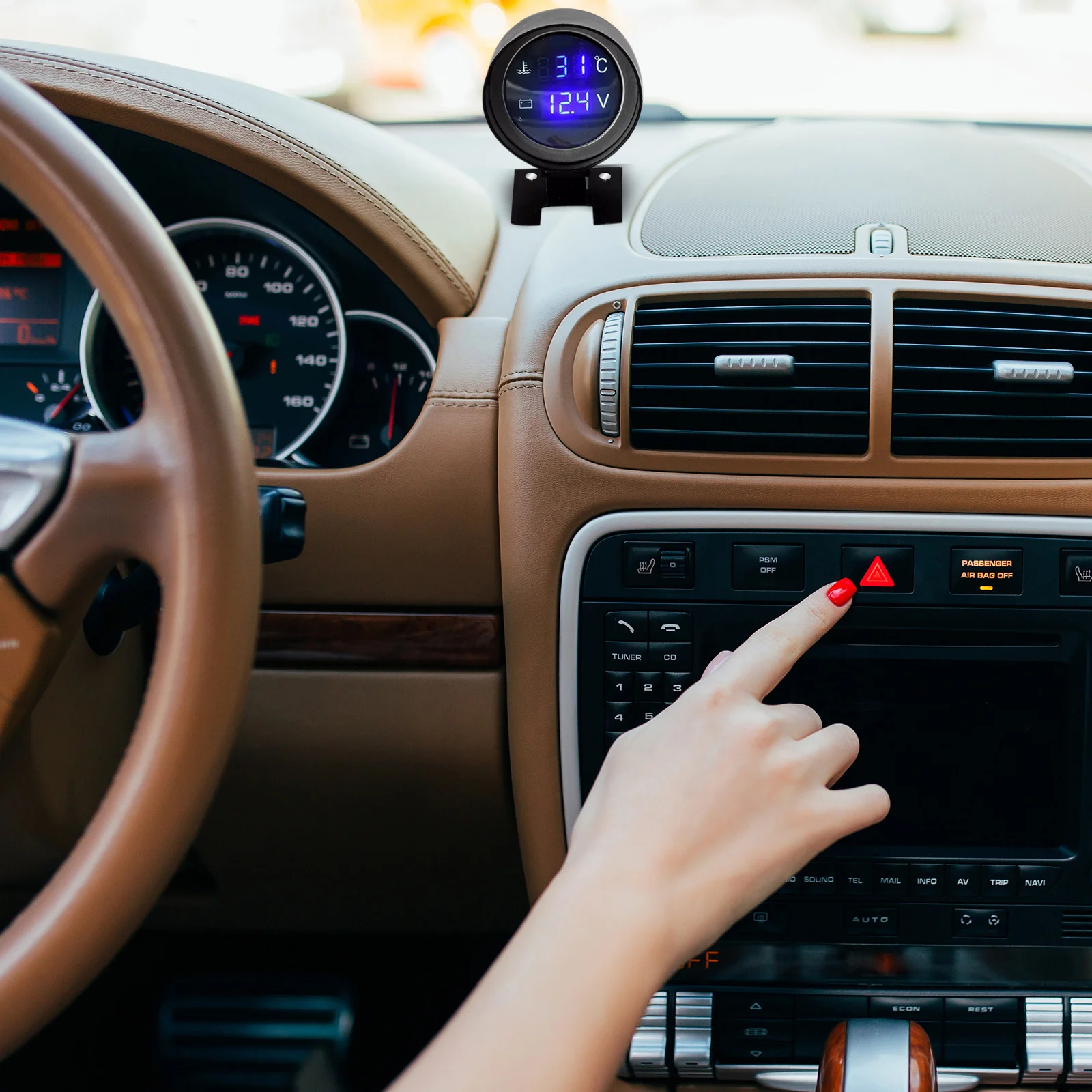 Water Temp Gauge with Accurate Readings Car Voltage Meter for Cars Trucks Suvs Universal Fitment Automotive Temperature Gauge
Water Temp Gauge with Accurate Readings Car Voltage Meter for Cars Trucks Suvs Universal Fitment Automotive Temperature Gauge