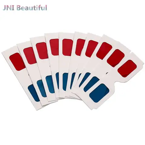 Universal Paper Anaglyph 3D Glasses Paper 3D Glasses View Anaglyph Red Cyan Red/Blue 3D Glasses 10pcs/100 pairs For Movie