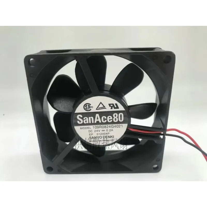SANYO DENKI 109R0824G4021 DC 24V 0.2A 80x80x25mm 2-Wire 80mm Cooling Fan
SANYO DENKI 109R0824G4021 DC 24V 0.2A 80x80x25mm 2-Wire 80mm Cooling Fan