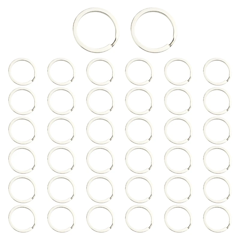 C1FC 50 Pack Multifntional 32mm Metal Key Rings Metal Keychain Rings Perfect for Household Office and Outdoor Activities
C1FC 50 Pack Multifntional 32mm Metal Key Rings Metal Keychain Rings Perfect for Household Office and Outdoor Activities