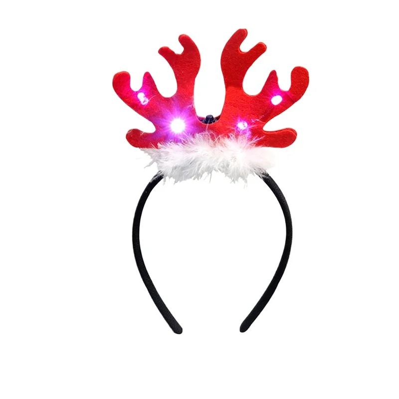 *Christmas Hair Accessories Christmas Led Headbands Elk Antlers Glowing Headband 2025 New Year Party Decoration Photo Props
*Christmas Hair Accessories Christmas Led Headbands Elk Antlers Glowing Headband 2025 New Year Party Decoration Photo Props