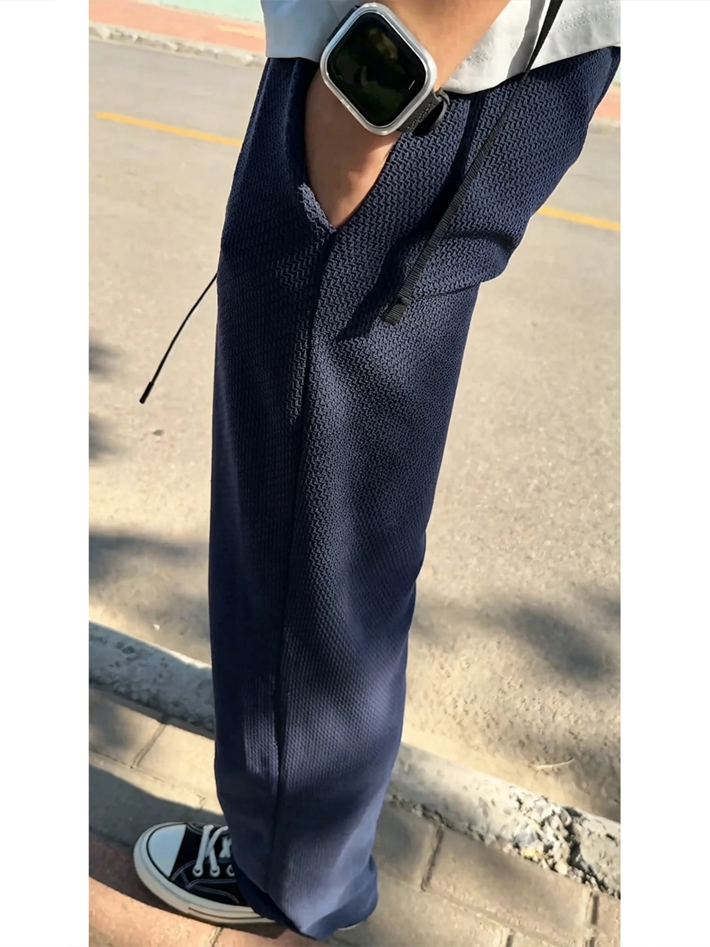 Dragon Scale Texture Summer Thin Breathable Fitness Sports Pants Cool Casual Straight Leg Pants High Elasticity Polyester Fiber
Dragon Scale Texture Summer Thin Breathable Fitness Sports Pants Cool Casual Straight Leg Pants High Elasticity Polyester Fiber