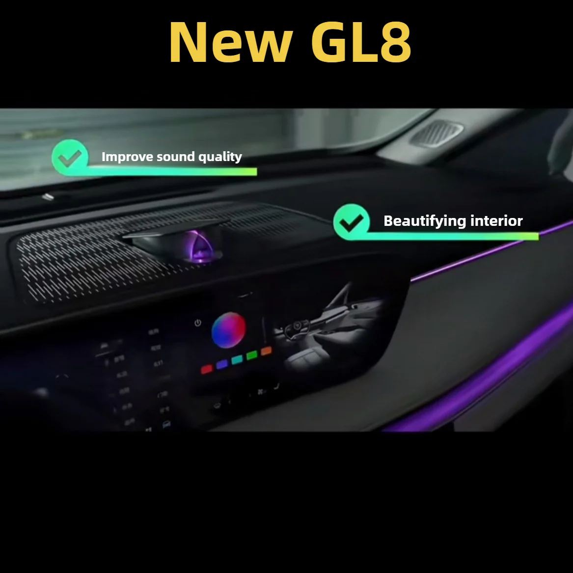 Car Center Dashboard Lifting Speaker for For Buick GL8 GL8 PHEV Sound Tweeter Car Audio Refit Kit Ambient Light Multi-tone Horns
Car Center Dashboard Lifting Speaker for For Buick GL8 GL8 PHEV Sound Tweeter Car Audio Refit Kit Ambient Light Multi-tone Horns