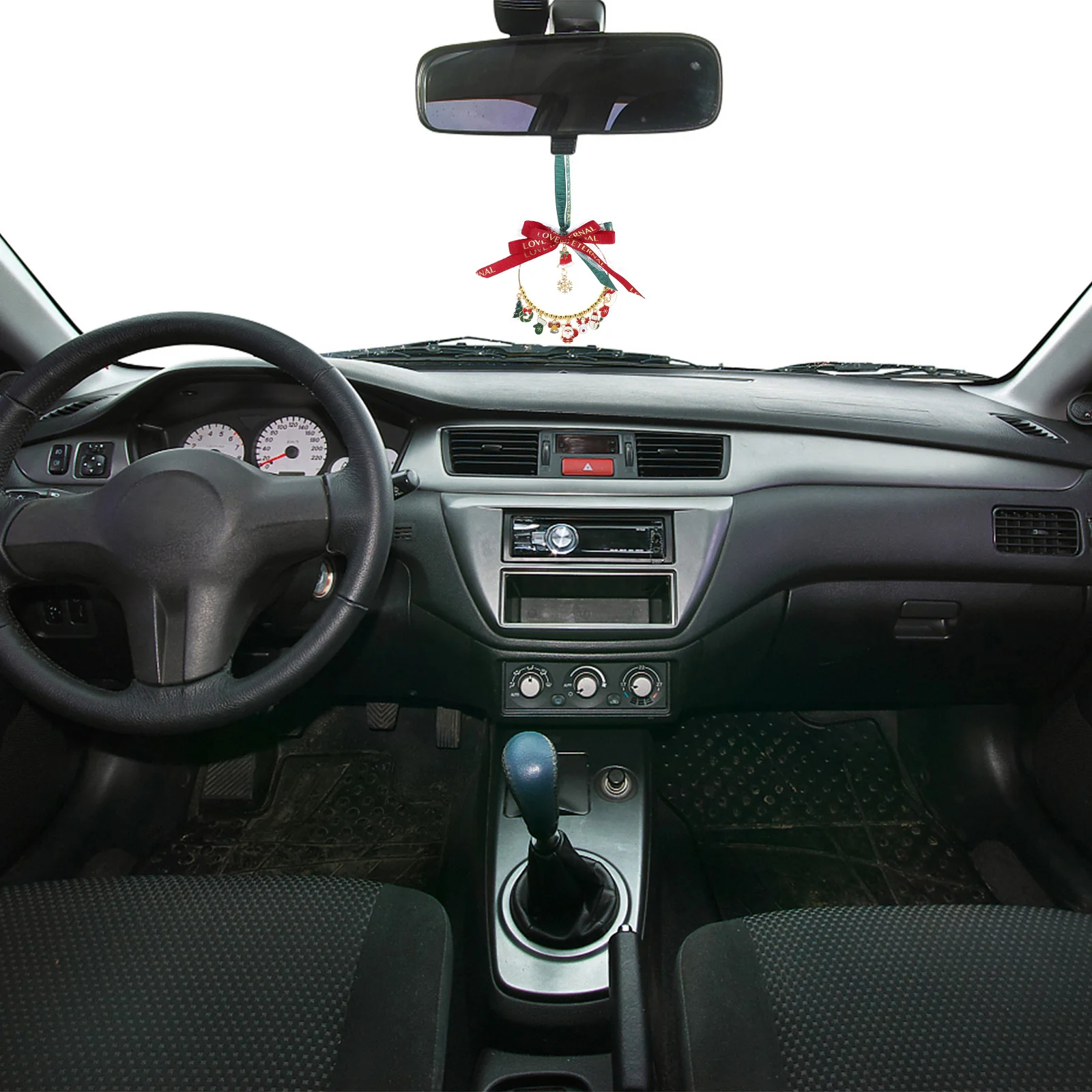 Christmas Car Mirror Hanging Ornaments Creative Durable Zinc Alloy Interior Decor Festive Rearview Mirror Pendant
Christmas Car Mirror Hanging Ornaments Creative Durable Zinc Alloy Interior Decor Festive Rearview Mirror Pendant