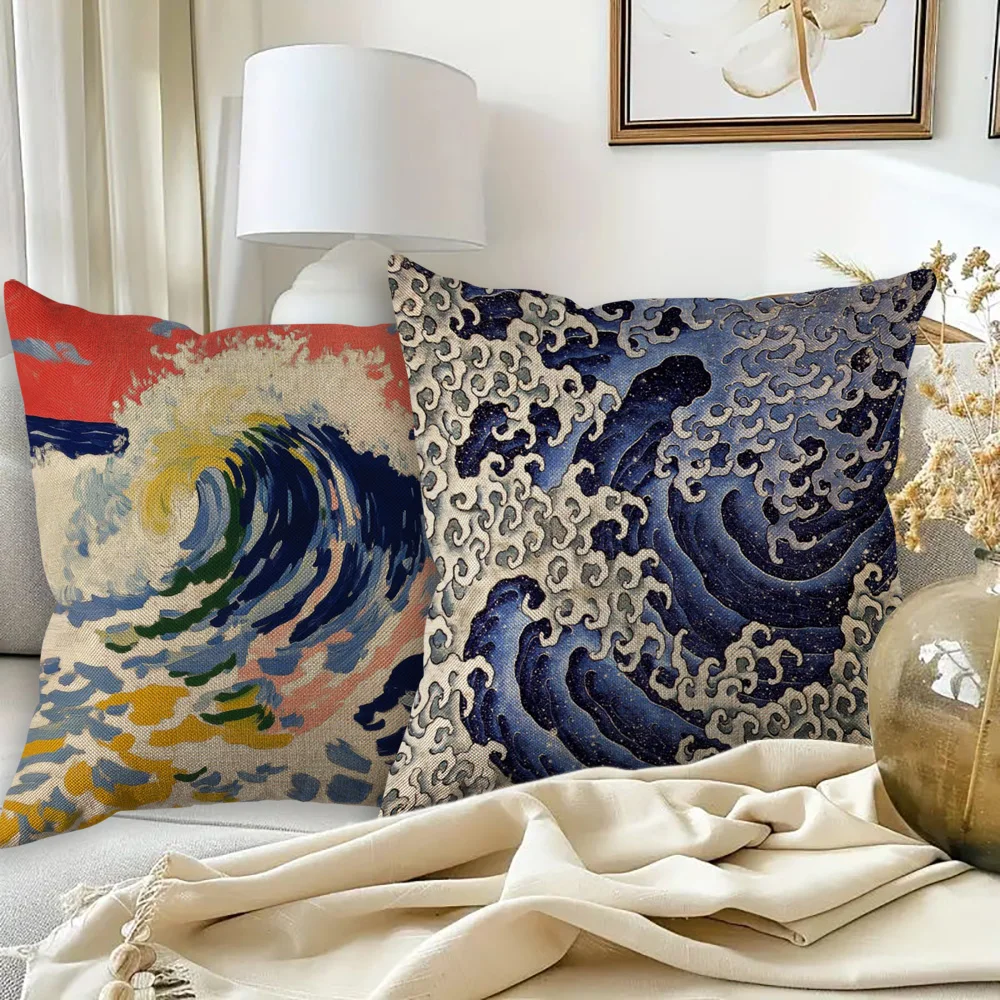 Wave Pillowcase Wedding Decorative Linen Pillow Case For Home Pillow Cover 45X45(One Sides)
Wave Pillowcase Wedding Decorative Linen Pillow Case For Home Pillow Cover 45X45(One Sides)