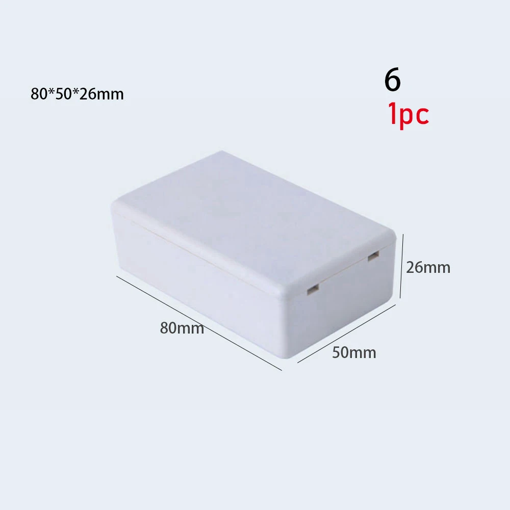 1/2pcs White/Grey ABS Plastic DIY Instrument Case Waterproof Cover Project Enclosure Boxes Electronic Project Box
1/2pcs White/Grey ABS Plastic DIY Instrument Case Waterproof Cover Project Enclosure Boxes Electronic Project Box