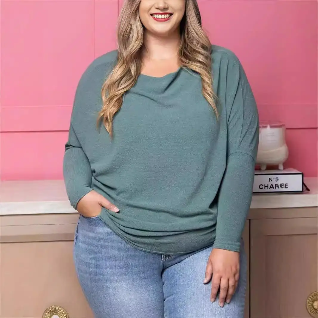 Футболка большого размера Long Sve, женская футболка из полиэстера с крыльями летучей мыши, европейская женская футболка Sle Faion, осенний сезон
Футболка большого размера Long Sve, женская футболка из полиэстера с крыльями летучей мыши, европейская женская футболка Sle Faion, осенний сезон