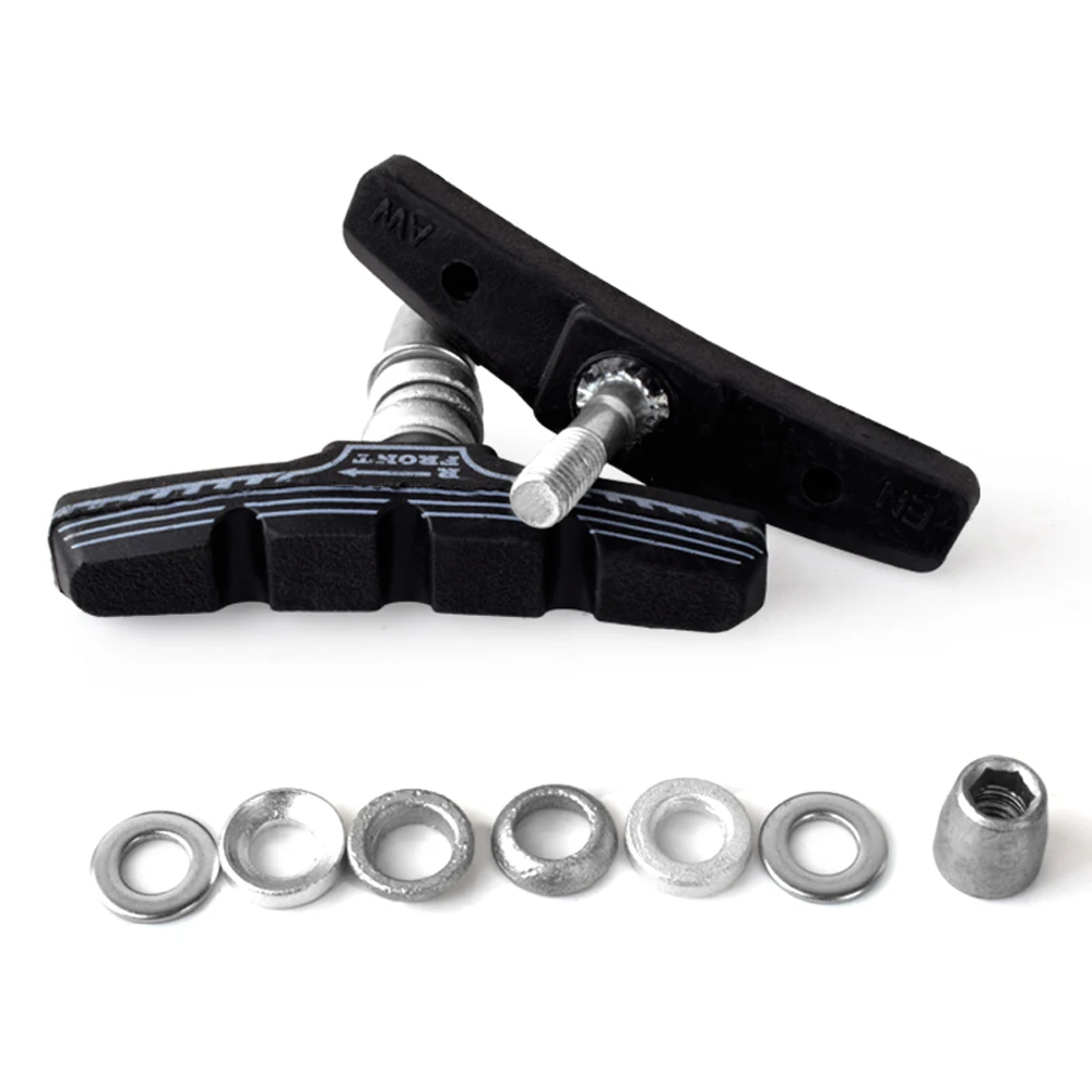 1 Pair MTB Road Bike Brake Pads Mountain Folding Bicycle Braking V-Brake Parts Rubber Blocks Clamp Durable Cycling Accessories
1 Pair MTB Road Bike Brake Pads Mountain Folding Bicycle Braking V-Brake Parts Rubber Blocks Clamp Durable Cycling Accessories