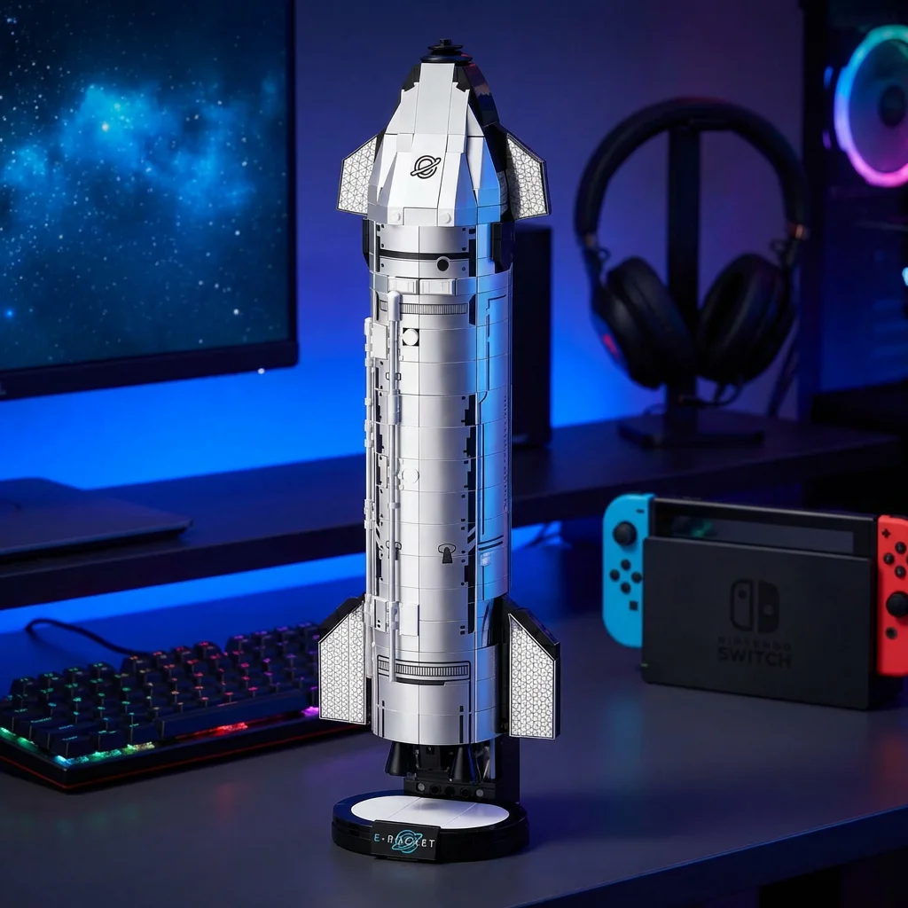 Motorized Rocket Launch Pad Blocks, Technical Space Exploration Model, 824pcs MOC Construction Set, Creative Boy Birthday Gift
Motorized Rocket Launch Pad Blocks, Technical Space Exploration Model, 824pcs MOC Construction Set, Creative Boy Birthday Gift