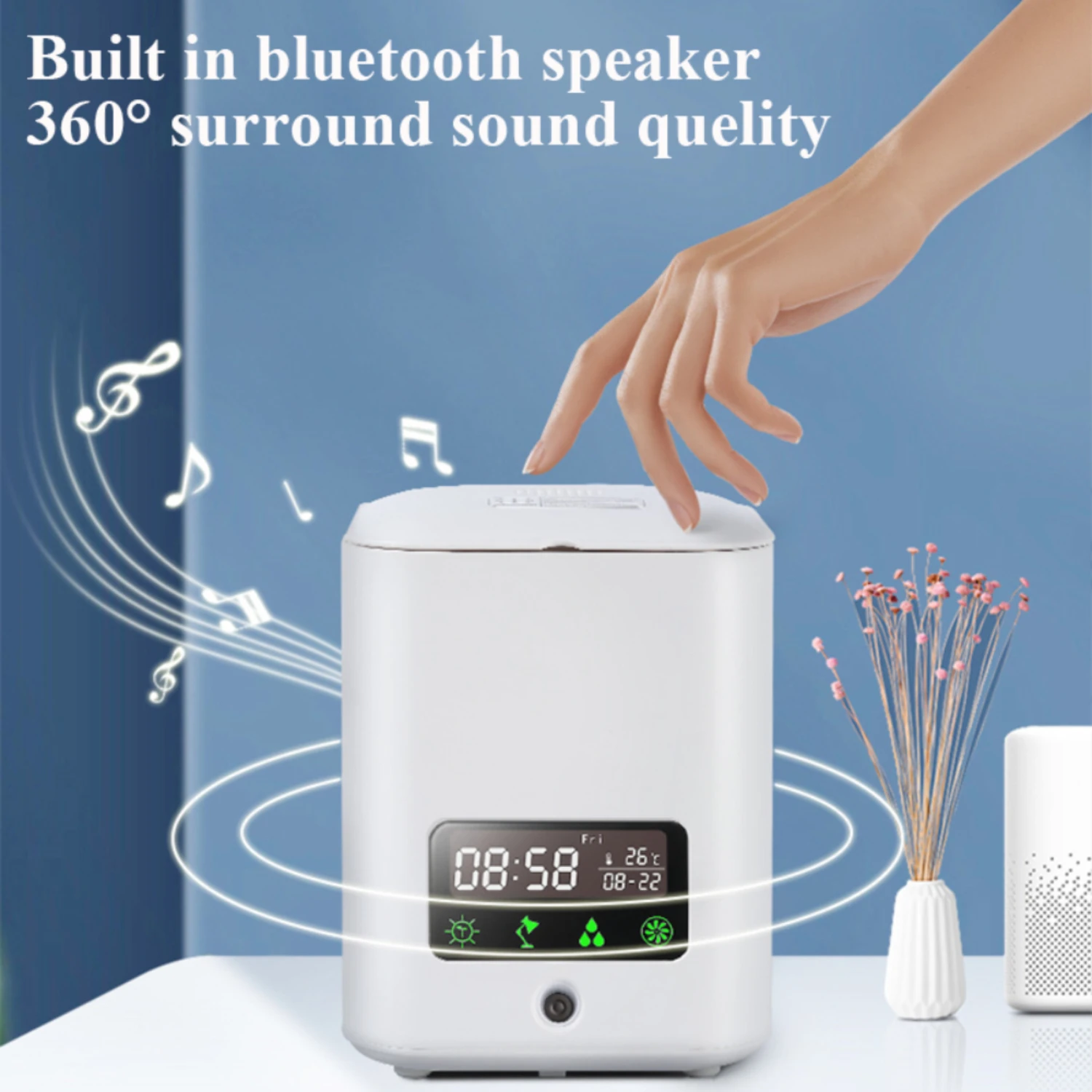 Air Humidifier Hydroponics Growing System With Grow Light Timer Indoor Herb Smart Garden For Kitchen Potted Plants
Air Humidifier Hydroponics Growing System With Grow Light Timer Indoor Herb Smart Garden For Kitchen Potted Plants