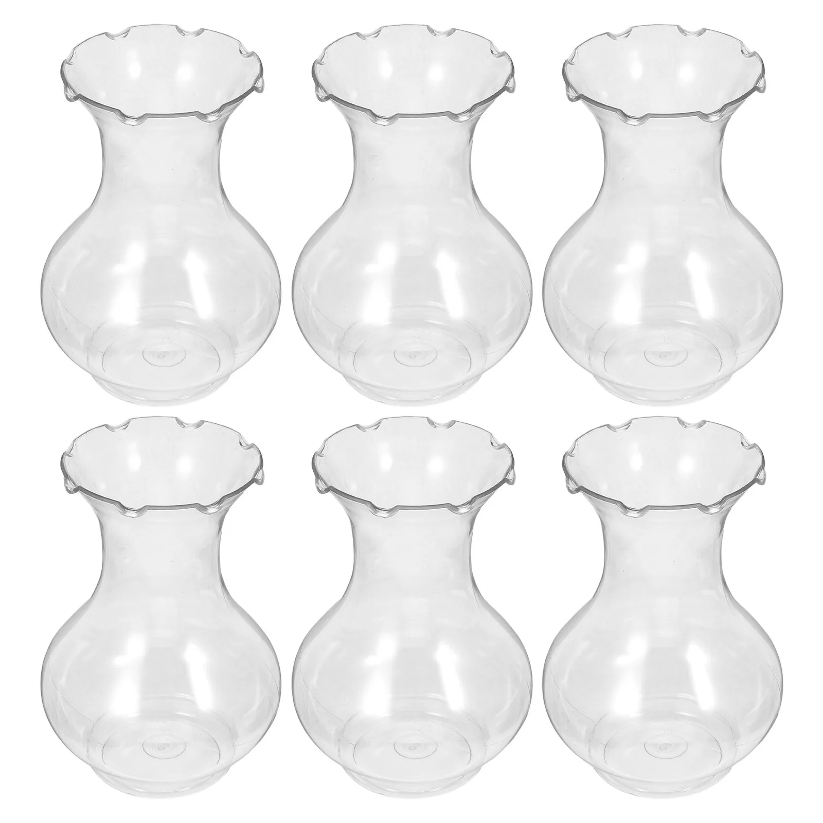 6Pcs Transparent Flower Vase Clear Unbreakable Pet Decorative Container for Desk Home Office Small Floral Vase for Hyacinth
6Pcs Transparent Flower Vase Clear Unbreakable Pet Decorative Container for Desk Home Office Small Floral Vase for Hyacinth
