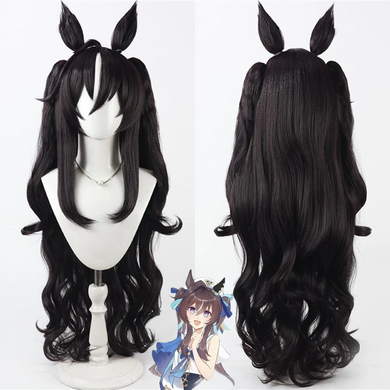 Парик для косплея Uma Musume Pretty Derby Vivlos, длинный кудрявый парик для аниме и игровых вечеринок
Парик для косплея Uma Musume Pretty Derby Vivlos, длинный кудрявый парик для аниме и игровых вечеринок