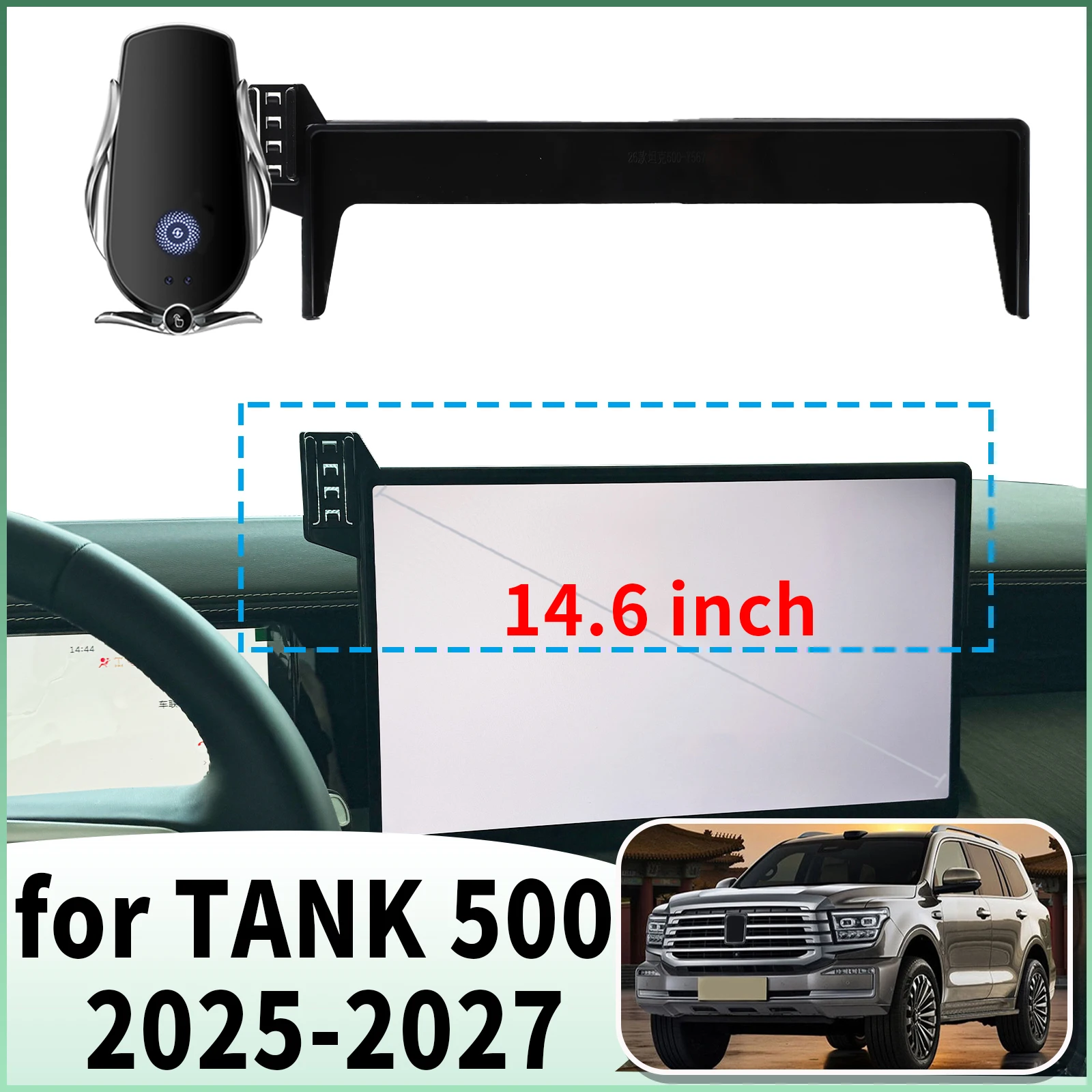 fit for TANK 500 2025 2026 2027 Specific Dashboard Navigation Phone Holder Mount Design Car accessoires
fit for TANK 500 2025 2026 2027 Specific Dashboard Navigation Phone Holder Mount Design Car accessoires