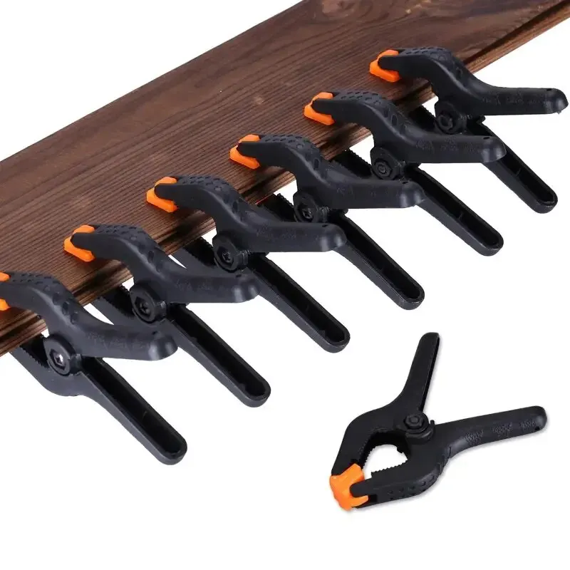6pcs 3inch Spring Clamps Heavy Duty Plastic For Background Muslin Canvas Paper Chromakey Screen Clip Photo Studio Carpenter Tool
6pcs 3inch Spring Clamps Heavy Duty Plastic For Background Muslin Canvas Paper Chromakey Screen Clip Photo Studio Carpenter Tool