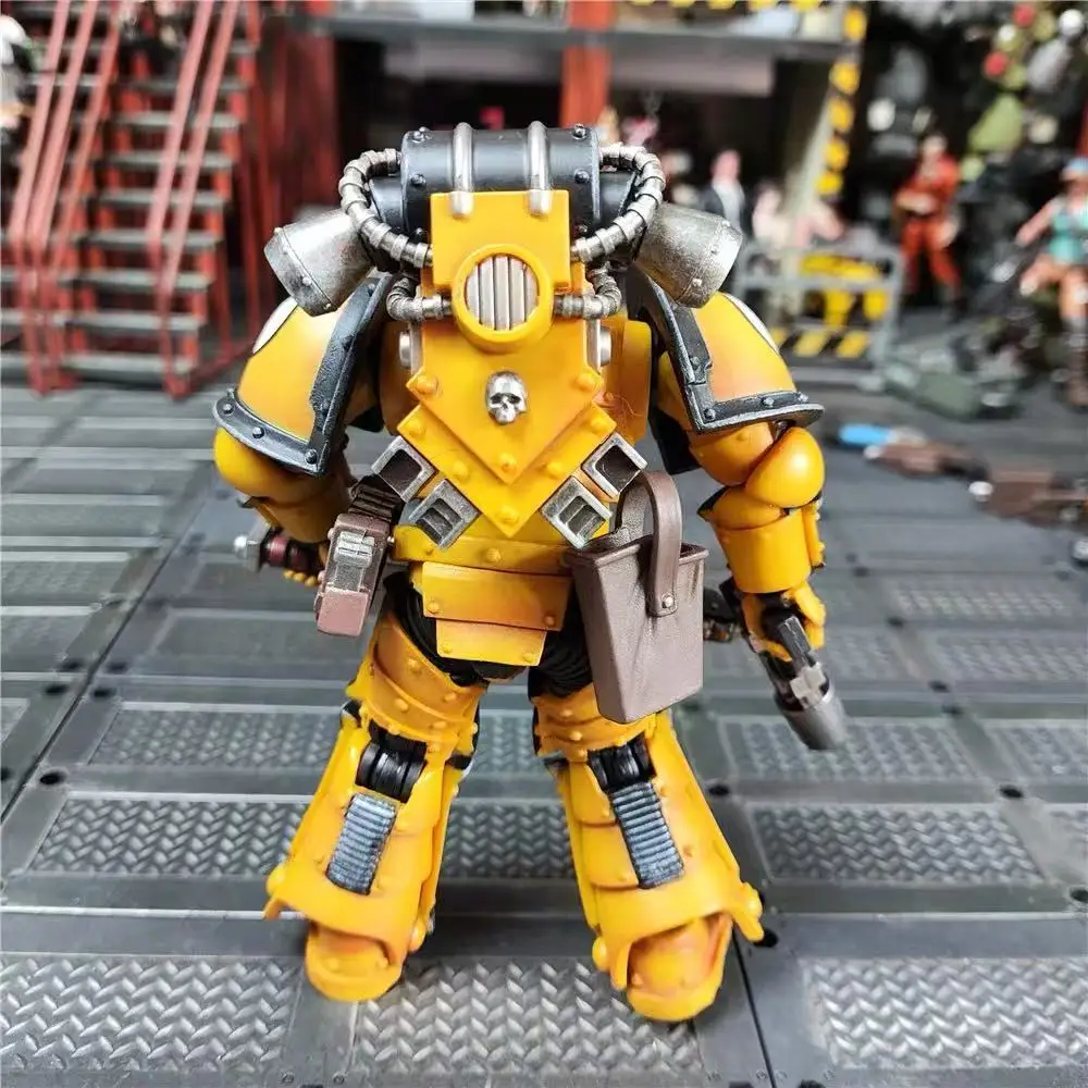 【JOYTOY】Warhammer 40K The Horus Heresy Lmperial Fists Legion Mklll Despoiler Squad Sergeant с плазменным пистолетом Модель солдата 
【JOYTOY】Warhammer 40K The Horus Heresy Lmperial Fists Legion Mklll Despoiler Squad Sergeant с плазменным пистолетом Модель солдата
