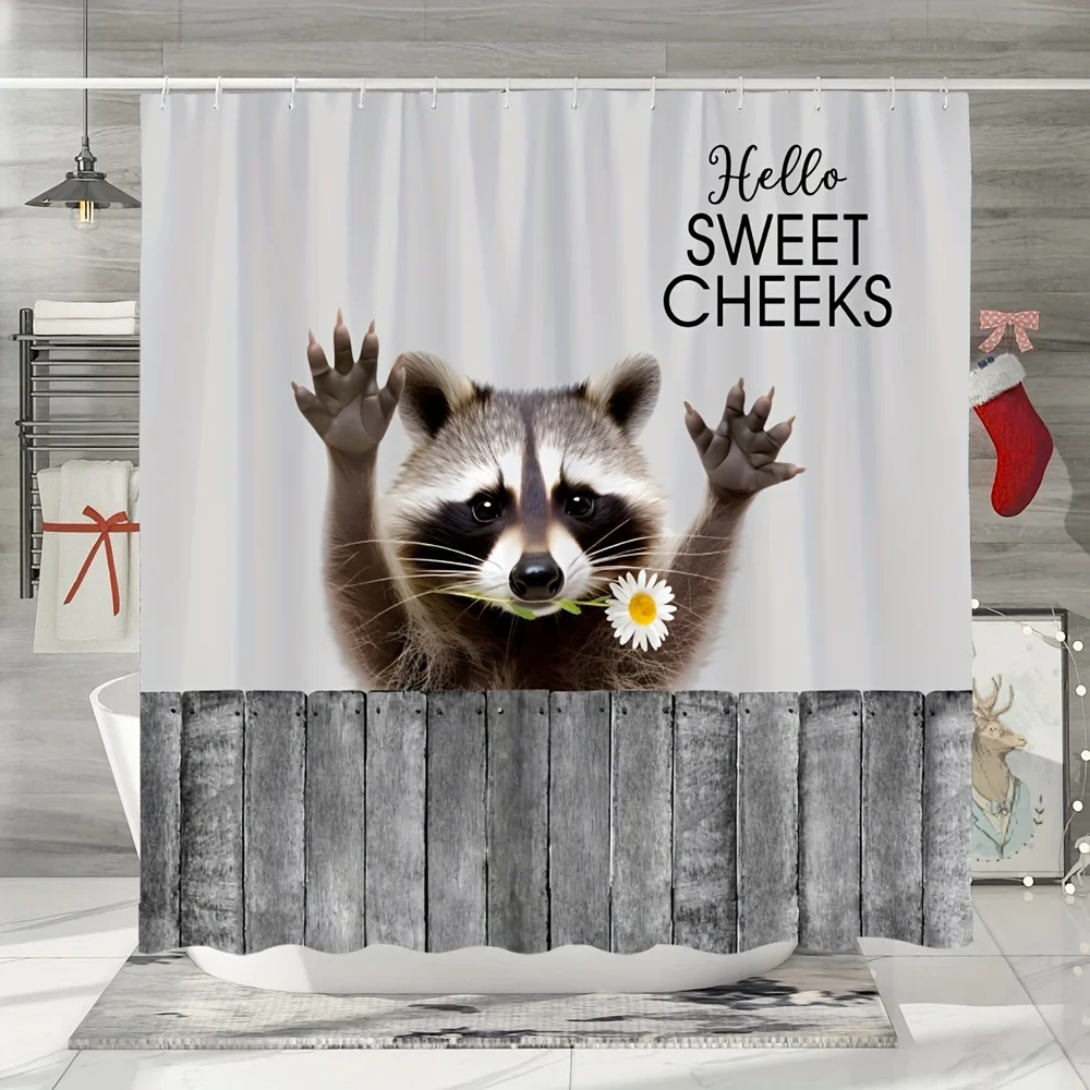 vintage raccoon in action print with wood floral shower curtain for bathroom home decor with hooks Can be used as a partition
vintage raccoon in action print with wood floral shower curtain for bathroom home decor with hooks Can be used as a partition
