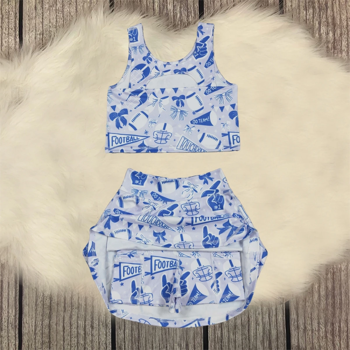 Baby Girl Summer Yoga Active Clothing Toddler Bows Shirt Skirt Pockets Shorts Kids Skort Blue Set Athletic Clothes Wholesale
Baby Girl Summer Yoga Active Clothing Toddler Bows Shirt Skirt Pockets Shorts Kids Skort Blue Set Athletic Clothes Wholesale