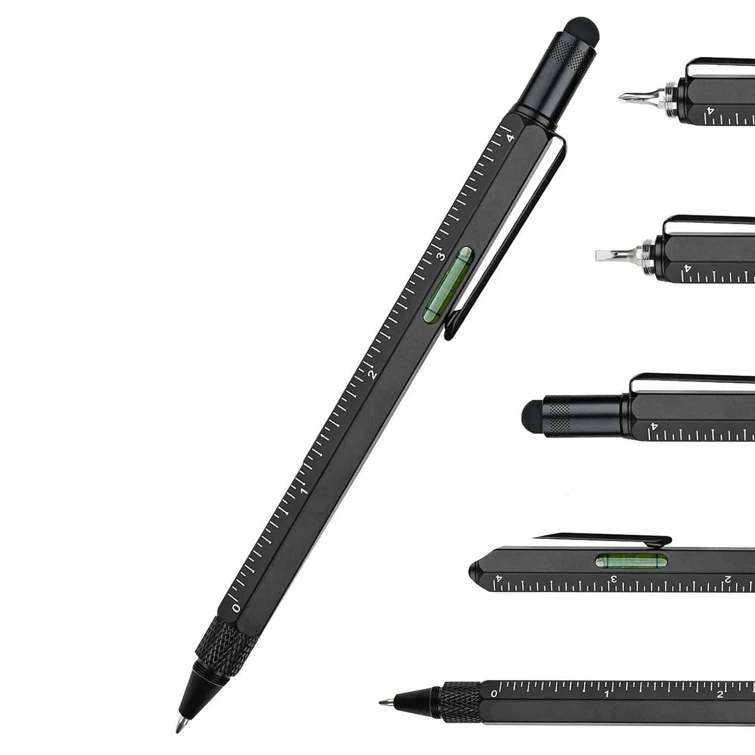 Multitool Pen Cool Gadgets, Novelty Pen with Stylus, Level, Rulers, Screwdrivers, Birthday Gifts for Dad Husband Black
Multitool Pen Cool Gadgets, Novelty Pen with Stylus, Level, Rulers, Screwdrivers, Birthday Gifts for Dad Husband Black