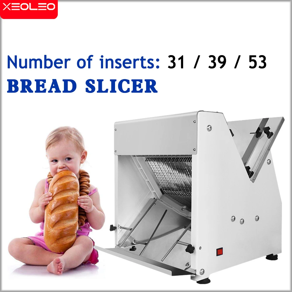 XEOLEO Commercial Electric Slicing Toast Slicer Stainless Steel Home Food Processor Cutting Machine Automatic Bread Maker
XEOLEO Commercial Electric Slicing Toast Slicer Stainless Steel Home Food Processor Cutting Machine Automatic Bread Maker