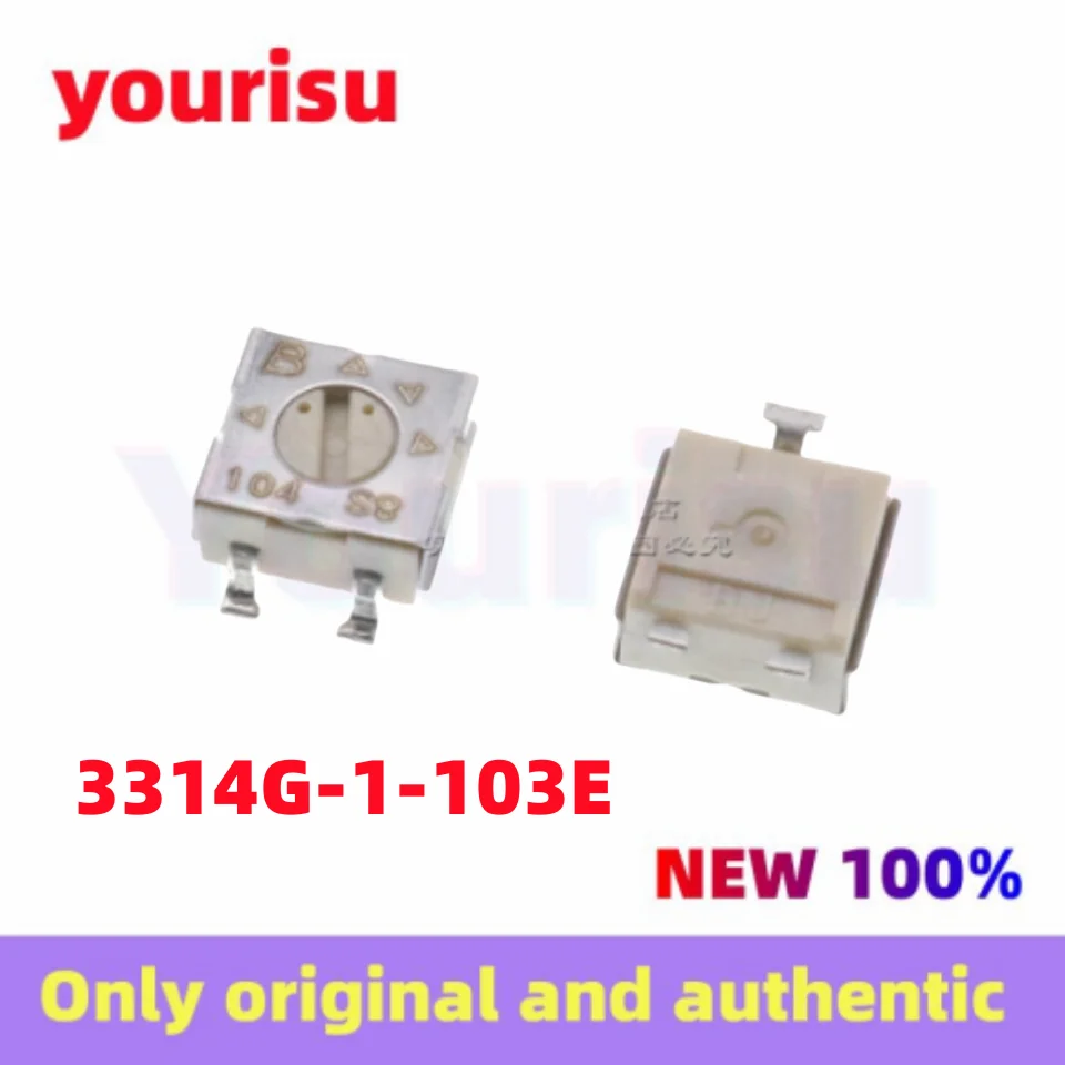 10-50Pcs/Lot Original 3314G-1-103E 10K 103 3314G-1-103 SMD precision adjustable potentiometer fine-tuning resistor
10-50Pcs/Lot Original 3314G-1-103E 10K 103 3314G-1-103 SMD precision adjustable potentiometer fine-tuning resistor