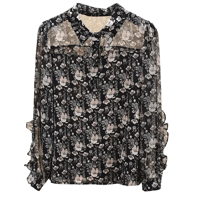 2025 Casual vintage Printed Chiffon Blouse Spring Autumn Fashion Women's Clothing Loose Patchwork Long Sleeve Shirt womens tops
2025 Casual vintage Printed Chiffon Blouse Spring Autumn Fashion Women's Clothing Loose Patchwork Long Sleeve Shirt womens tops