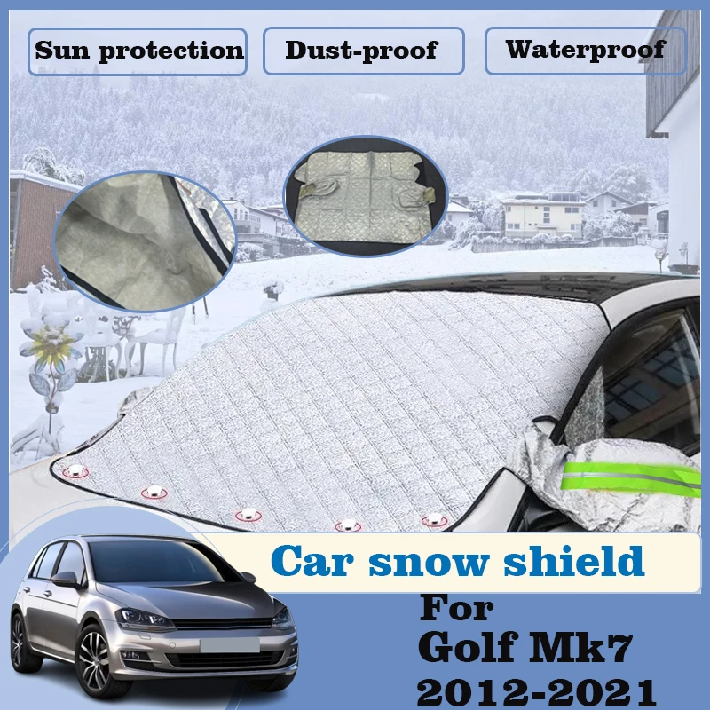 For Volkswagen VW Golf Mk7 2012-2021 2018 Car Snow Cover Windshield Sunshades Front Covers Frost Shield Sunshade Car Accessories
For Volkswagen VW Golf Mk7 2012-2021 2018 Car Snow Cover Windshield Sunshades Front Covers Frost Shield Sunshade Car Accessories
