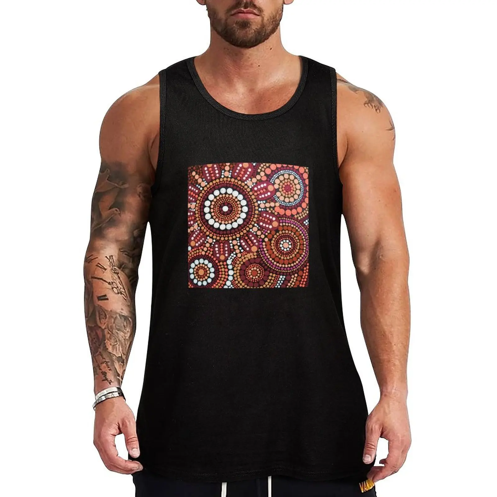 Australian Aboriginal Art Red Pattern Family Gathering Tank Top Anti Wrinkle Tank Top Easy Care Casual Sleeveless
Australian Aboriginal Art Red Pattern Family Gathering Tank Top Anti Wrinkle Tank Top Easy Care Casual Sleeveless