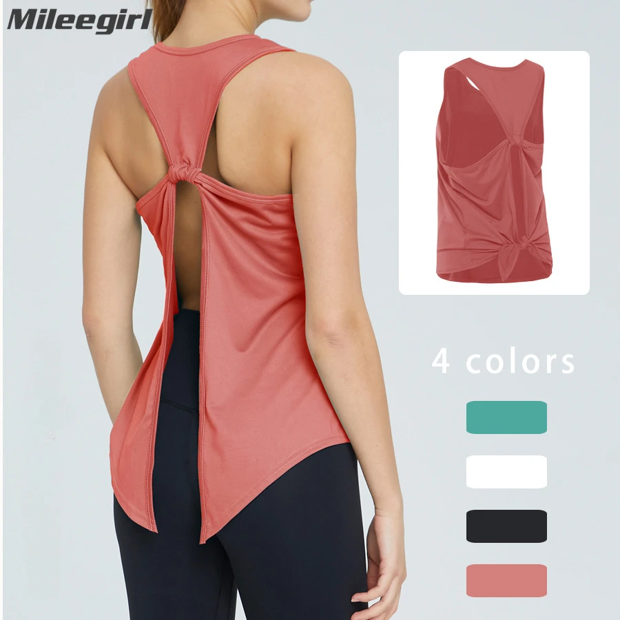 Mileegirl Back Swallow Tail Yoga Shirt for Women Quick Drying Sports Tank Top Loose Fitting Gym Vest Workout Running Crop Tops
Mileegirl Back Swallow Tail Yoga Shirt for Women Quick Drying Sports Tank Top Loose Fitting Gym Vest Workout Running Crop Tops