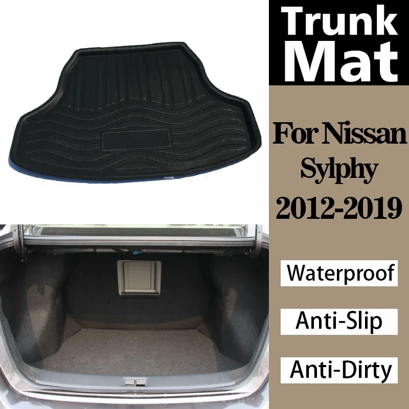 Коврики в багажник автомобиля для Nissan Sentra Sylphy B17 2012-2019, накладки для хранения багажника, противоскользящие водонепроницаемые коврики для багажника, коврики для багажника
Коврики в багажник автомобиля для Nissan Sentra Sylphy B17 2012-2019, накладки для хранения багажника, противоскользящие водонепроницаемые коврики для багажника, коврики для багажника