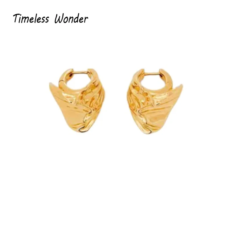Timeless Wonder Brass Geo Hammered Stud Earrings for Women Designer Jewelry Punk Luxury Brand Trendy Rare Top 1370
Timeless Wonder Brass Geo Hammered Stud Earrings for Women Designer Jewelry Punk Luxury Brand Trendy Rare Top 1370