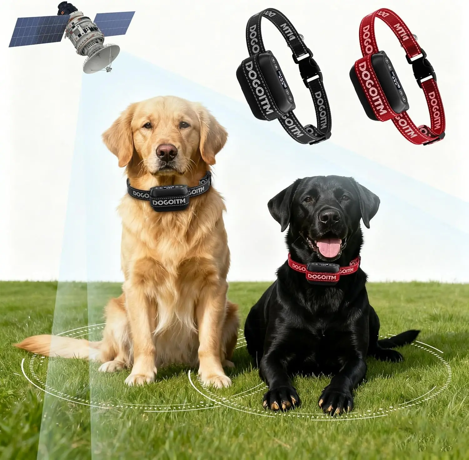 GPS Wireless Dog Fence for 2 Pets, Adjustable Range with 3 Safe Modes, Real-Time Signal Updates
GPS Wireless Dog Fence for 2 Pets, Adjustable Range with 3 Safe Modes, Real-Time Signal Updates