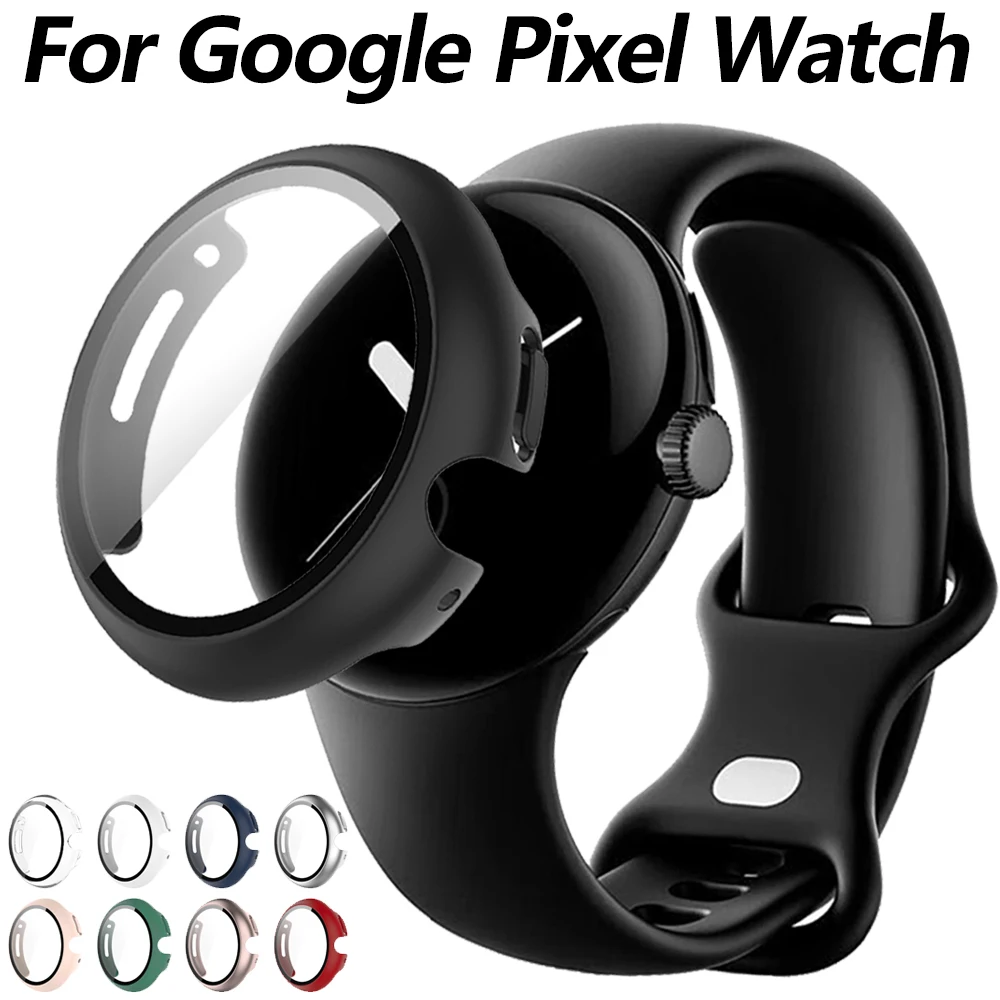 Cover+Glass for Google Pixel Watch Hard PC All-Around Full Bumper Shell With Tempered Glass Screen Protector forSmart Watch Case
Cover+Glass for Google Pixel Watch Hard PC All-Around Full Bumper Shell With Tempered Glass Screen Protector forSmart Watch Case