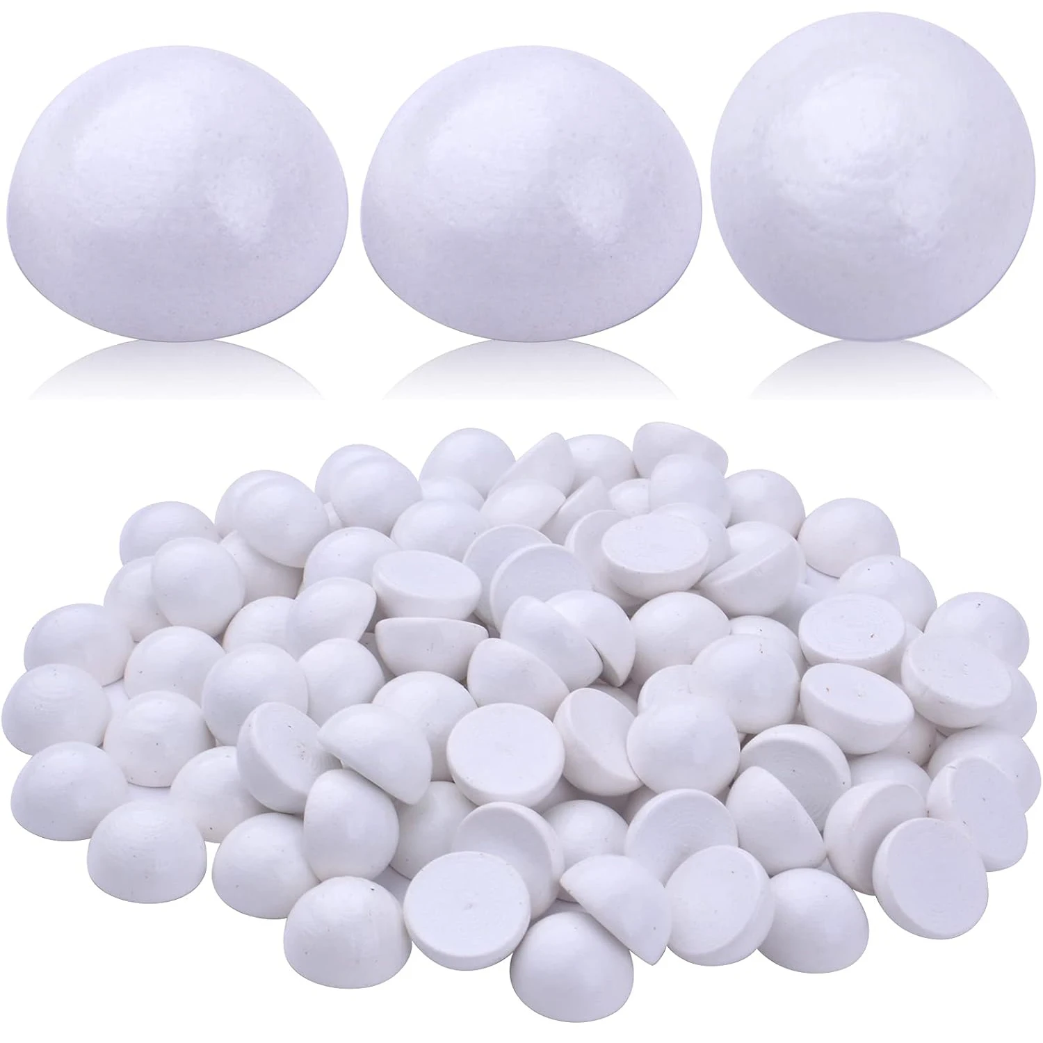 100 шт. Натуральные деревянные полусферы, неокрашенные, для поделок, росписи, декора на Рождество и домашние вечеринки
100 шт. Натуральные деревянные полусферы, неокрашенные, для поделок, росписи, декора на Рождество и домашние вечеринки