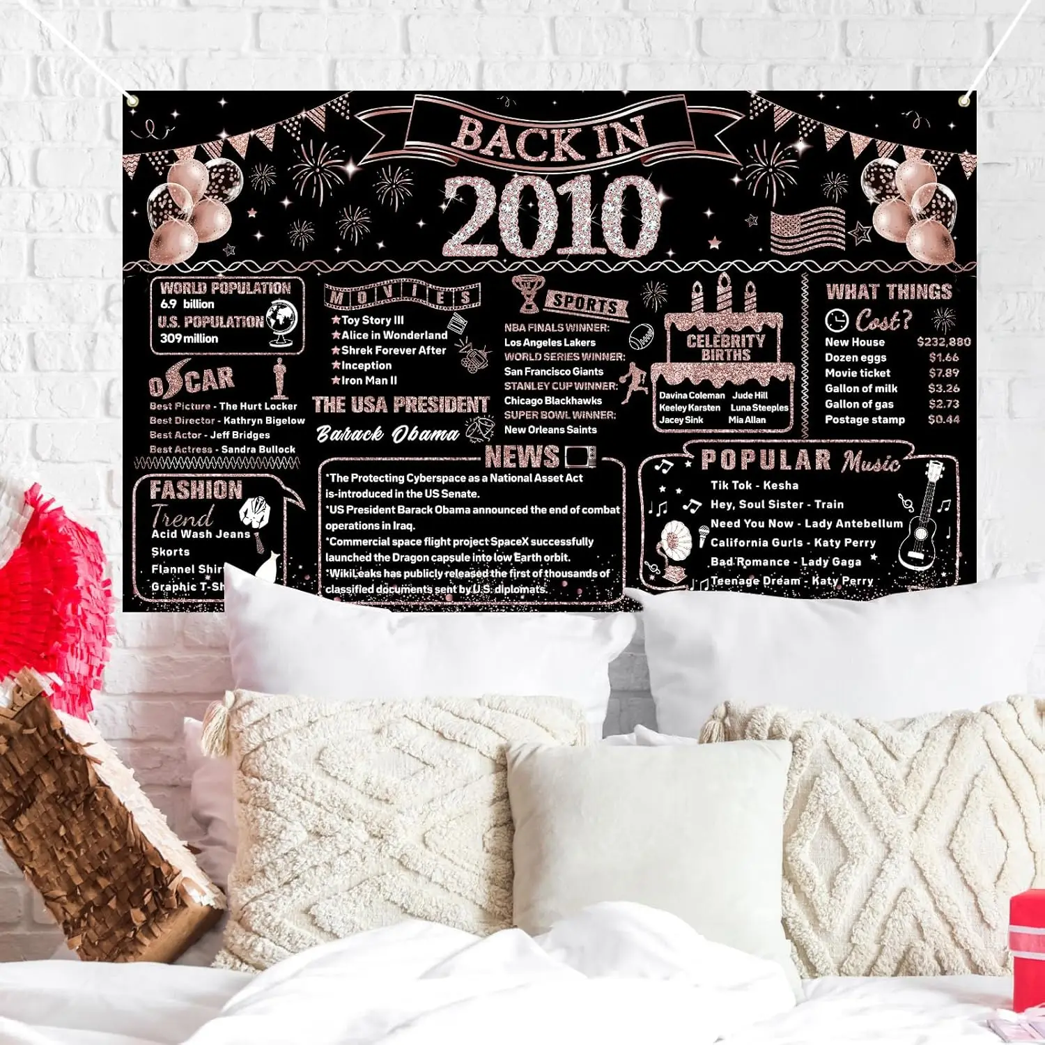 Милые украшения на 16-й день рождения для девочек, фон для вечеринки на день рождения 2010, розовое золото, украшение для вечеринки в честь 16-летнего дня рождения
Милые украшения на 16-й день рождения для девочек, фон для вечеринки на день рождения 2010, розовое золото, украшение для вечеринки в честь 16-летнего дня рождения