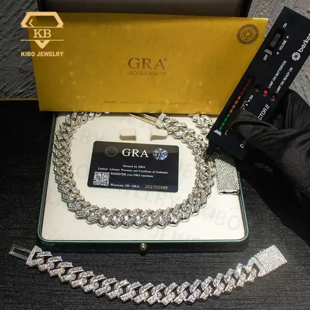 Hip Hop Jewelry Big Diamond Necklace 20mm Mossanite China S925 Silver Iced Out Vvs Moissanite Cuban Link Chain
Hip Hop Jewelry Big Diamond Necklace 20mm Mossanite China S925 Silver Iced Out Vvs Moissanite Cuban Link Chain