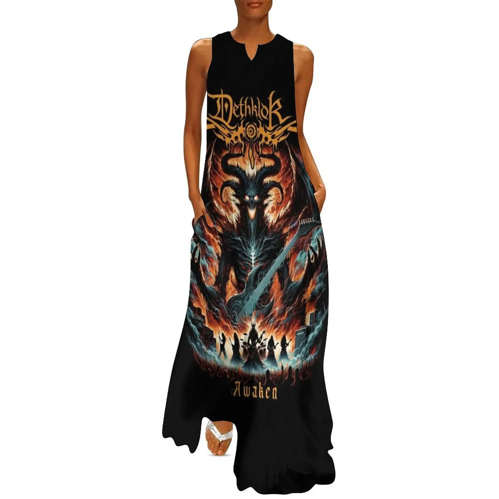 Dethklok Awaken Long Dress Dresses gala elegant chic women dresses promotion evening dress women Dress
Dethklok Awaken Long Dress Dresses gala elegant chic women dresses promotion evening dress women Dress