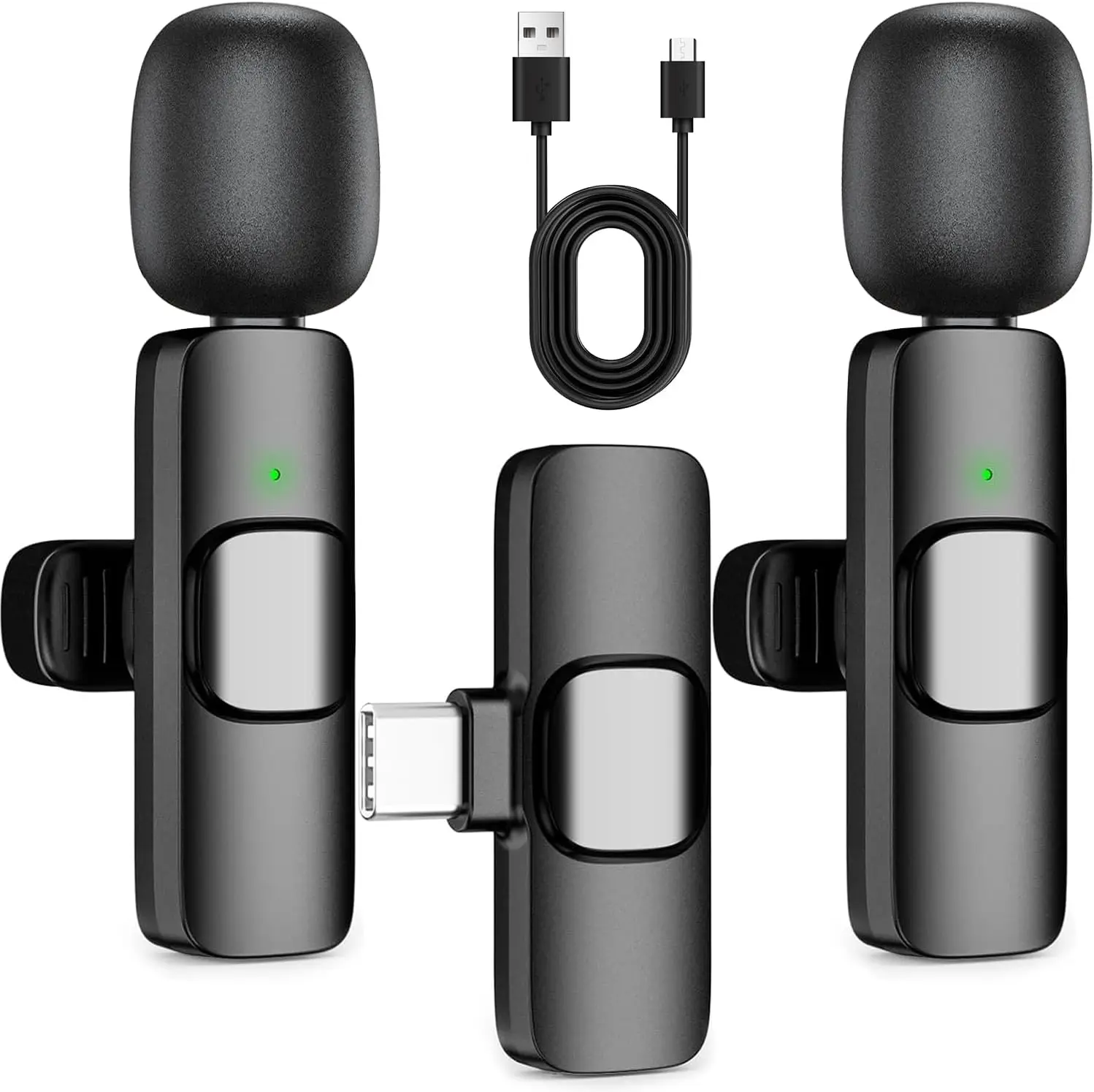 Wireless Lavalier Lapel Microphone for iPhone – Mini Bluetooth Mic with Reverb, Portable Clip-on Mic for Video Recording, Vlogging, Podcast, Interviews, , YouTube
Wireless Lavalier Lapel Microphone for iPhone – Mini Bluetooth Mic with Reverb, Portable Clip-on Mic for Video Recording, Vlogging, Podcast, Interviews, , YouTube