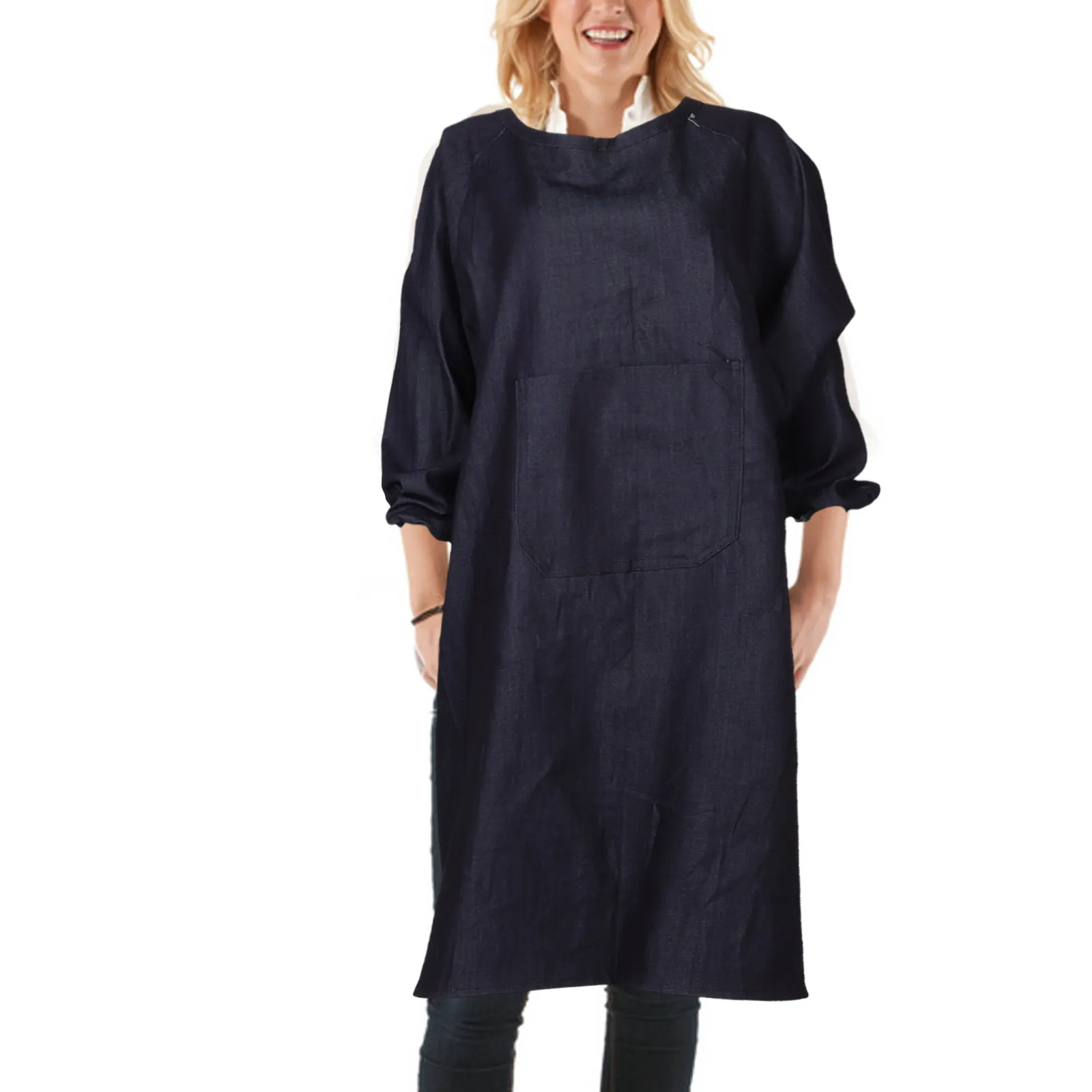 Premium Heavy-Duty Denim Work Apron Long Sleeve Reverse-Wear Design Stain-Resistant Plus Size Multifunctional for Kitchen Barber
Premium Heavy-Duty Denim Work Apron Long Sleeve Reverse-Wear Design Stain-Resistant Plus Size Multifunctional for Kitchen Barber
