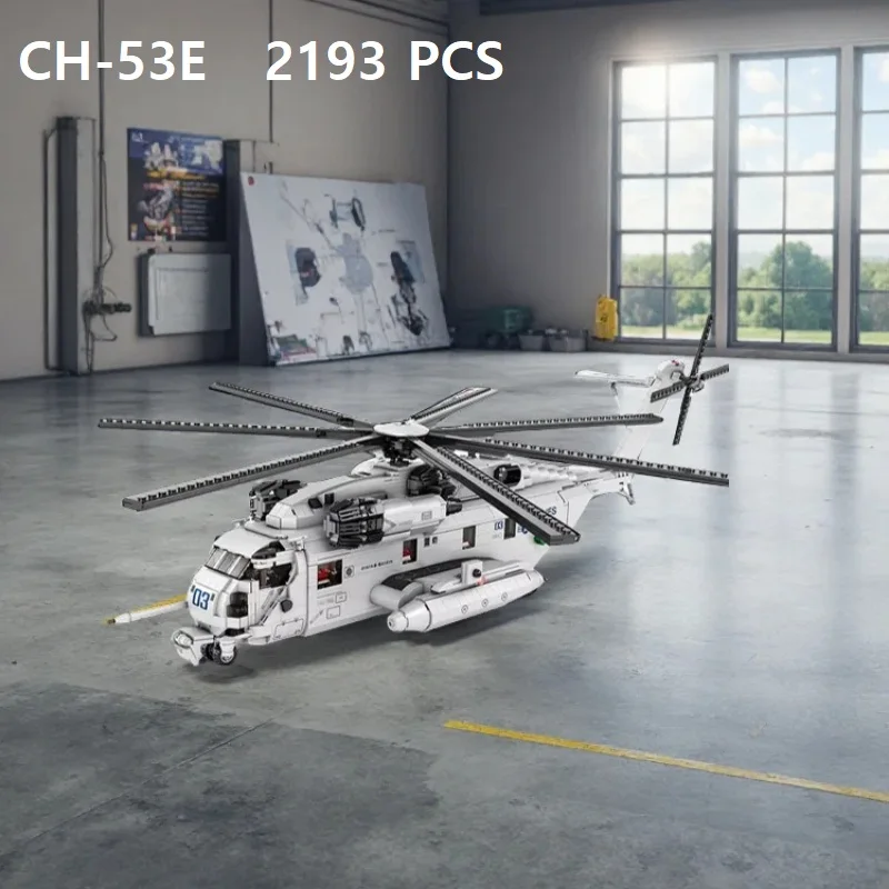 2193pcs Building Blocks CH-53E Helicopter Architecture 33037 Model DIY Bricks Assembly Educational Toys For Kids Adult Gifts
2193pcs Building Blocks CH-53E Helicopter Architecture 33037 Model DIY Bricks Assembly Educational Toys For Kids Adult Gifts