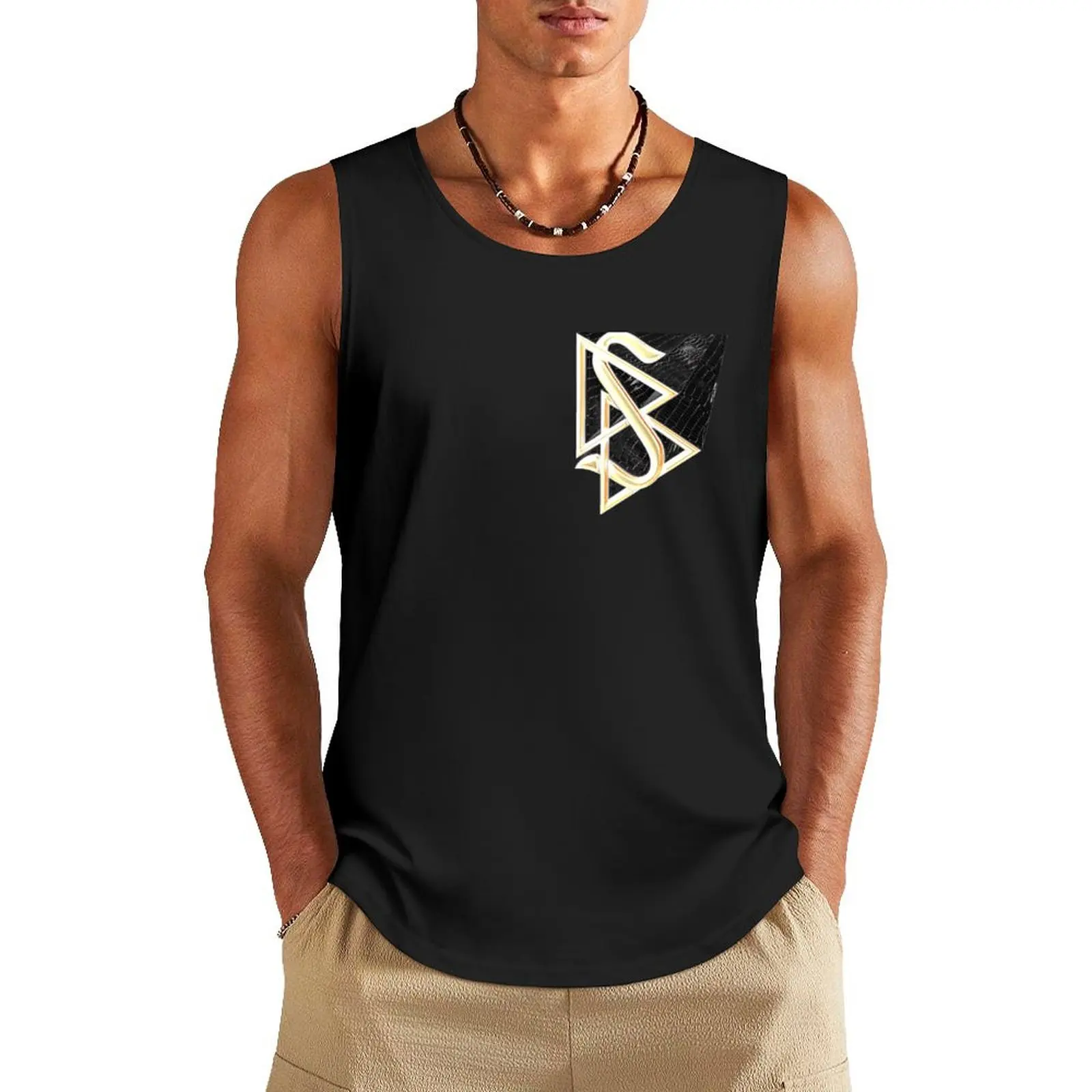 SCIENTOLOGY BLACK PATENT LEATHER ALIGATOR LOGO (PATTERN) Tank Top Fitness men clothing mens designer clothes
SCIENTOLOGY BLACK PATENT LEATHER ALIGATOR LOGO (PATTERN) Tank Top Fitness men clothing mens designer clothes