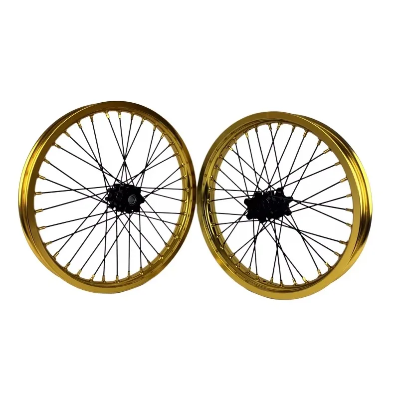 Aluminum Alloy Replacement Spoke Wheels-Custom Colors Sizes For E-bike/Dirt Bike/Pit Bike
Aluminum Alloy Replacement Spoke Wheels-Custom Colors Sizes For E-bike/Dirt Bike/Pit Bike
