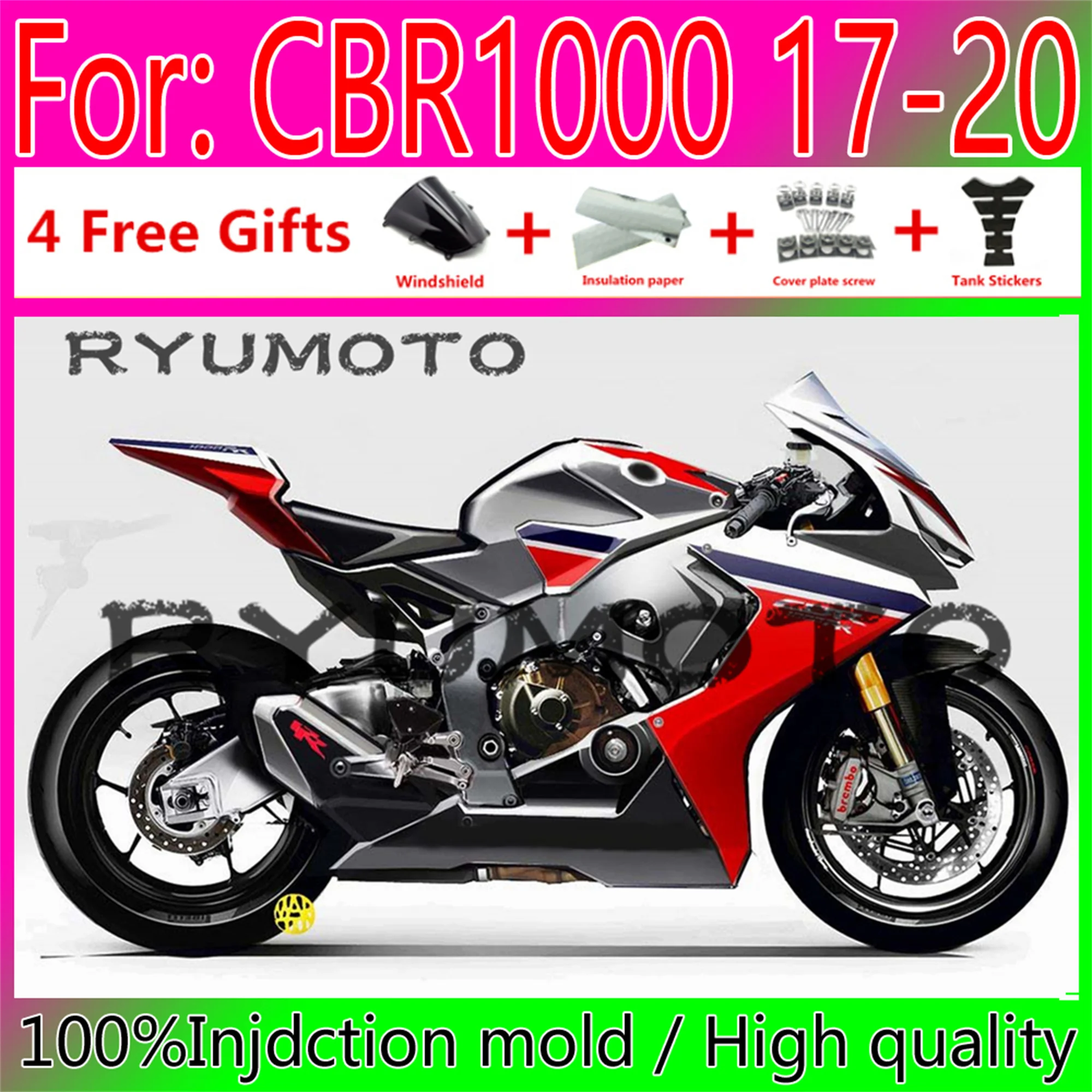 Новый комплект обтекателей для литья под давлением ABS для мотоциклов Honda CBR1000RR 2006 2007 cbr1000 06 07 обтекатель для кузова
Новый комплект обтекателей для литья под давлением ABS для мотоциклов Honda CBR1000RR 2006 2007 cbr1000 06 07 обтекатель для кузова