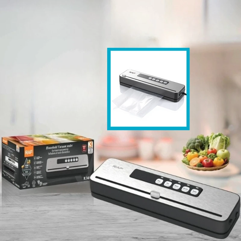 Automatic Convenient Vacuum Food Sealers Food Preservation Plastic Sealing Vacuum Packing Machine Portable Household Appliances
Automatic Convenient Vacuum Food Sealers Food Preservation Plastic Sealing Vacuum Packing Machine Portable Household Appliances