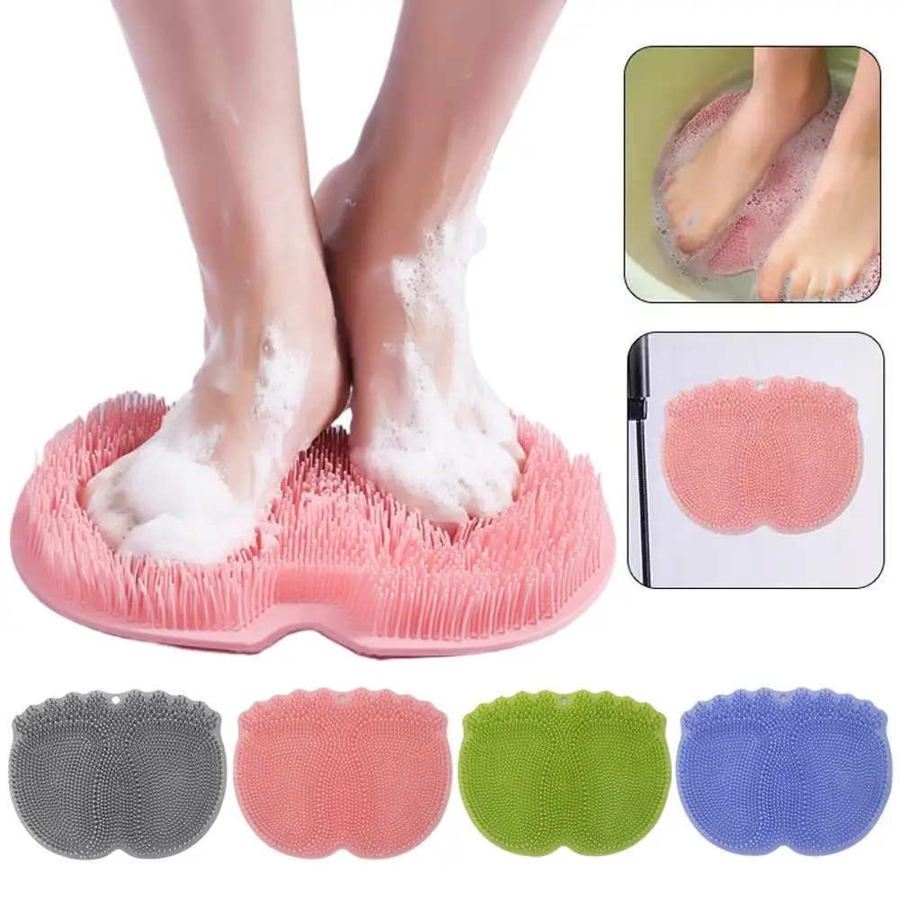 Silicone Shower Foot Scrubber Mat, Non-Slip Exfoliating Foot Cleaner with Suction Cups, Multi-Use Back Massage Pad
Silicone Shower Foot Scrubber Mat, Non-Slip Exfoliating Foot Cleaner with Suction Cups, Multi-Use Back Massage Pad