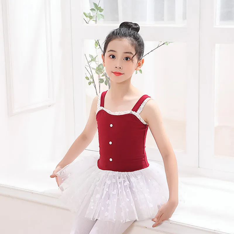 Girls Ballet Tutu Dress Kids Sleeveless Lace Trim Heart Print Tulle Skirt Ballerina Dance Costume for Stage Performance Practice
Girls Ballet Tutu Dress Kids Sleeveless Lace Trim Heart Print Tulle Skirt Ballerina Dance Costume for Stage Performance Practice