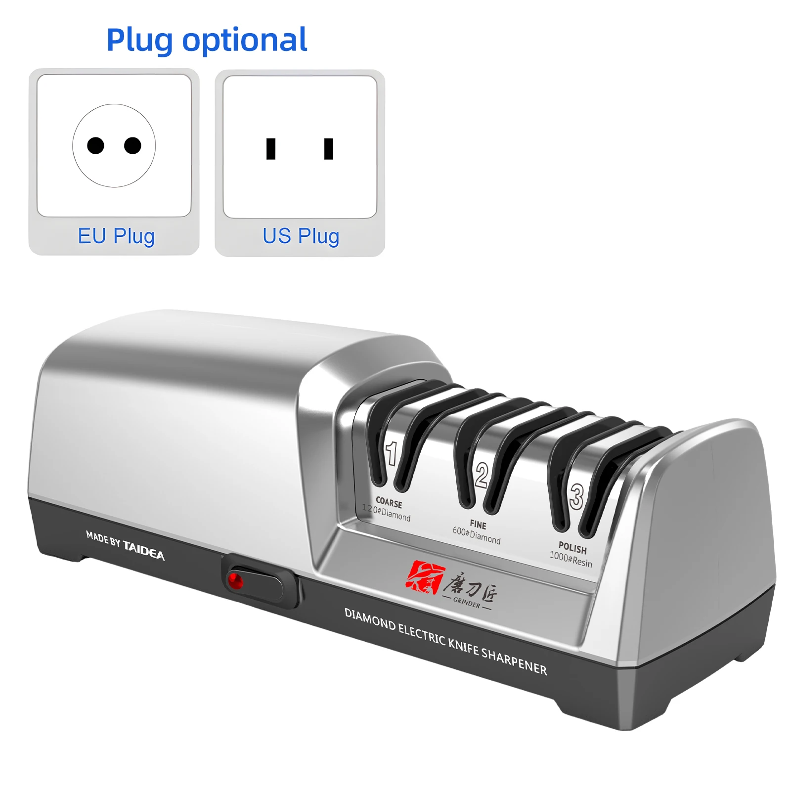 Multifunctional Household Electric Knife Sharpener 2/3-Stage Modes System Stainless Steel Knife Sharpener for Kitchen Knives
Multifunctional Household Electric Knife Sharpener 2/3-Stage Modes System Stainless Steel Knife Sharpener for Kitchen Knives