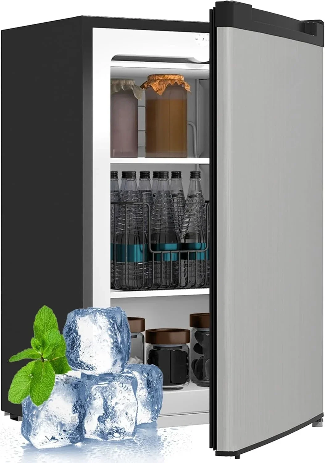 Mini Freezer Countertop, 3 Cu.Ft Compact Upright Freezer with Removable Shelves, Reversible Door for Home, Dorm, Apartment
Mini Freezer Countertop, 3 Cu.Ft Compact Upright Freezer with Removable Shelves, Reversible Door for Home, Dorm, Apartment